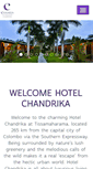 Mobile Screenshot of chandrikahotel.com